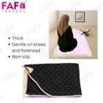 FAF Jannat Premium Customized Pink Janamaz Prayer Mat with Embroidered Name | Soft Velvet Musalla for Salah, Namaz & Ramadan | Personalized Muslim Prayer Rug for Hajj, Umrah & Nikah - Image 6