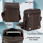 Storite PU Leather Sling Bag For Man Side Bag Crossbody Travel Office Business Messenger One Side Shoulder Bag for Men & Women (30 x 5.5 x 24 Cm) - Image 4