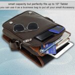 Storite PU Leather Sling Bag For Man Side Bag Crossbody Travel Office Business Messenger One Side Shoulder Bag for Men & Women (30 x 5.5 x 24 Cm) - Image 6