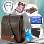 Storite PU Leather Sling Bag For Man Side Bag Crossbody Travel Office Business Messenger One Side Shoulder Bag for Men & Women (30 x 5.5 x 24 Cm) - Image 7