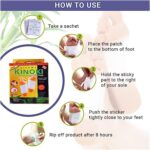 Kiyome Kinoki Detox Foot Pads - Ginger & Salt Adhesive Patches for Foot Care, Body Cleansing, Pain Relief, Relieve Stress, Relaxation (Pack of 4 (40 Pads)) - Image 7