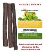ARCHON'S ZAITOON MISWAK (Pack of 3 Sticks) - Natural Toothbrush for Adults - 100g - Image 3