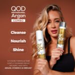 QOD Professional Argan Shampoo & Conditioner – 300ml (Combo of 2) | Sulphate free | Sodium Chloride free - Image 4