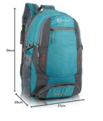 Half Moon Extra Large Size 55L Rucksack Bag/Trekking Bags for Men, Black | With Laptop Compartment | For Luggage Pack Tracking Hiking Travel Backpack for Man & Women - Image 7