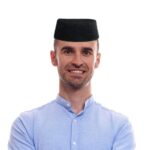 SIQITECHNO Mens Muslim Kufi Hats Ramadan Prayer Kufi Hats for Men Islam Prayer Hat Eid Gift Ramadan Eid Gift Arabian Headwear Black, Black, 23.6in - Image 5