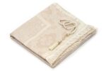 ihvan online Muslim Prayer Rug with 99 Beads Tasbih, Soft Chenille Sajadah, Lightweight & Foldable Janamaz, Portable Travel Prayer Mat, Islamic Gift for Eid, Ramadan, Hajj & Umrah, Pale Pink - Image 5