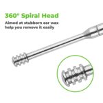 MAPPERZ Ear cleaning tool / ear wax cleaner / earwax cleaning tools / ear cleaning kit / 6 Piece Ear Cleaner Tool / Stainless Steel Ear Curette Safety Cleaner with Brush and Storage Box/ Earwax Removal Kit - Set of 6 - Image 4