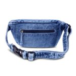 ZAINTO® Premium Denim Fanny Pack | Upcycled Waist Bag for Men & Women | Adjustable Slim Chest Bag | Eco-Friendly Lightweight Jeans Waist Pouch (Style 1) - Image 4