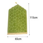 Islamic Muslim Prayer Rug Flannel Carpet Soft 25.5X45Inch for Kids Men Women Style I|Home & Garden|Rugs & Carpets|Door Mats & Floor Mats - Image 3