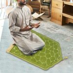 Islamic Muslim Prayer Rug Flannel Carpet Soft 25.5X45Inch for Kids Men Women Style I|Home & Garden|Rugs & Carpets|Door Mats & Floor Mats - Image 8