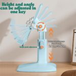 Adjustable Foldable Book Holder for Reading & Study | Ergonomic Book Stand with Height & Angle Adjustment | Hands-Free Desk Bookstand for Kids, Adults, Students | Office & Tablet Support - Image 5