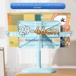 Adjustable Foldable Book Holder for Reading & Study | Ergonomic Book Stand with Height & Angle Adjustment | Hands-Free Desk Bookstand for Kids, Adults, Students | Office & Tablet Support - Image 6
