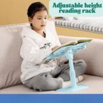 Adjustable Foldable Book Holder for Reading & Study | Ergonomic Book Stand with Height & Angle Adjustment | Hands-Free Desk Bookstand for Kids, Adults, Students | Office & Tablet Support - Image 8