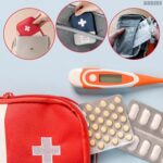 Polyester Travel Mini First Aid Pouch for Outdoor Medical Bag Emergency Survival First Aid Kit, 8 X 1 X 12 Cm, Multicolor (1) - Image 4
