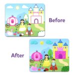 Skillmatics Dot It Sticker Art Activity - Unicorns & Princesses, 500+ Sparkly Stickers, Mess-Free Fun for Kids, DIY Craft Kits, Travel Toys, Scrapbooking, Gifts for Ages 3, 4, 5, 6, 7 - Image 5