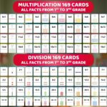 QUOKKA Set of 2 Learning Flash Cards - Math Multipack - 338 Cards - Multiplication&Division - Image 4