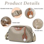 PALAY® Fashion Women Crossbody Bag Casual Nylon Daily Bag Shoulder Bag Double Layer Waterproof Shoulder Bag Fashion Women Messenger Bag Versatile Crossbody Bag for Daily, Commuting, Travel - Image 4