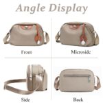 PALAY® Fashion Women Crossbody Bag Casual Nylon Daily Bag Shoulder Bag Double Layer Waterproof Shoulder Bag Fashion Women Messenger Bag Versatile Crossbody Bag for Daily, Commuting, Travel - Image 5