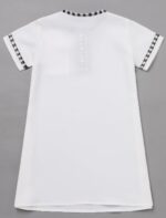 IDOPIP Muslim Baby Boys Ramadan Eid Outfit Kaftan Thobe Arabic Islamic Abaya Dubai Robe Prayer Clothes with Head Scarf + Rope - Image 4
