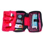 First Aid Pouch - use For Office Premsies - Home - First Aid Mini Kit -Travel Pouch Medicine - Use For Safety Cabine (Empty Pouch), Red - Image 3