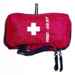 First Aid Pouch - use For Office Premsies - Home - First Aid Mini Kit -Travel Pouch Medicine - Use For Safety Cabine (Empty Pouch), Red - Image 5