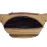 NFI essentials Waist Bag for Men & Women Multipurpose Large Fanny Pack for Hiking Travel Camping Running Sports Outdoors Canvas Belt Bag with Adjustable Strap - Image 3