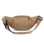 NFI essentials Waist Bag for Men & Women Multipurpose Large Fanny Pack for Hiking Travel Camping Running Sports Outdoors Canvas Belt Bag with Adjustable Strap - Image 4