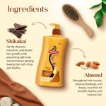Meera Hairfall Care Shampoo with Badam & Shikakai | Strengthens Roots & Reduces Hair Fall | Paraben-Free Formula for Men & Women | Strong, Healthy Hair (1 ltr) - Image 4