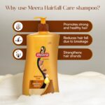 Meera Hairfall Care Shampoo with Badam & Shikakai | Strengthens Roots & Reduces Hair Fall | Paraben-Free Formula for Men & Women | Strong, Healthy Hair (1 ltr) - Image 5