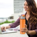 MILTON Gripper 750 Stainless Steel Water Bottle 750 ml, Single Walled, ISI Certified I Leak Proof Lid, Rust Proof I for School, Office, Gym I Orange - Image 4