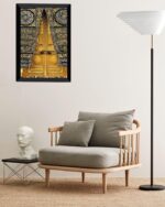 Jannat Ka Darwaza Muslim Islamic Mecca Madina Religious Holy Islam Haj Land Painting Wall Art for Home Office Living Room Photo Frame Without Glass 01 (10 x 14 Inch) - Image 3