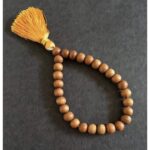 Natural White Sandalwood Bracelet (Safed Chandan) – 27+1 Beads 10mm, Prayer Mala for Meditation & Spiritual Use - Image 6