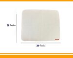 Patitpavan Premium White Woolen Aasan - Completely Handcrafted Perfect Mat for Meditation & Prayers - Soft, Comfortable (Size 26 x 26 Inch) Pack of 4 - Image 4