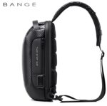 Red Lemon BANGE Anti-Theft Sling Bag for Men & Women, Water-Resistant Crossbody with USB Dual Charging, Code Lock, Hidden Pocket, Semi-Fixed Design, Lightweight, Fits 7inch iPad (Gold Plus) - Image 4