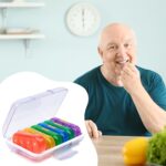 POPCUBE Premium Medicine organizer Box- Waterproof Weekly Medicine organizer- Medicine Box for home, 7 days tablet organizer For Home-Large Pill Organizer Box Case (Transparent, 4 Compartment) - Image 5