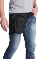 UniGear Hard Shell Unisex Waist Bag, Thigh Bag, Multipurpose Utility Waist Pouch, Cross Body, Strap to Leg Or Hip for Motorcycling, Outdoor, Hiking, for Adventure & Travel (Small, Black) - Image 4