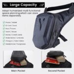 UniGear Hard Shell Unisex Waist Bag, Thigh Bag, Multipurpose Utility Waist Pouch, Cross Body, Strap to Leg Or Hip for Motorcycling, Outdoor, Hiking, for Adventure & Travel (Small, Black) - Image 5