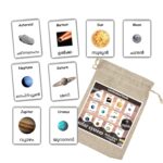 Malayalam English Bilingual Flash Cards | Montessori Cards | Laminated Flash Cards | Early Education (Solar Systems 12 Cards) - Image 3