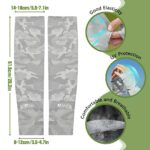 PALAY® Arm Sleeves for Men Women Hand Gloves for Bike Riding Sun Protection UV Protection Hand Sleeves with Thumb Hole Nylon Ice Silk Breathable Arm Sleeve for Biking, Cycling, Golf, Outdoor Sports - Image 3