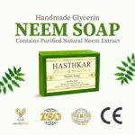 byPureNaturals Hasthkar Handmades Neem Soap 125gm (Pack of 4) | Natural Herbal Handmade Bar with Essential Oils | For All Skin Types | For Men and Women - Image 6