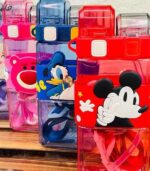 Kids Water Sipper Water Bottle BPA-Free Leak-Proof and Easy to Clean for Kids Girls Boys Birthday Return Gifts multicoloue 1 pcs - Image 3