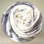 Silk Scarf for Women – Soft, Lightweight Silk-Blend Hijab & Stole | Elegant Neck/Head Wrap Shawl | 73 x 35 Inches - Image 5