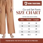 Modest Co-Ord Set for Women - Loose Fit Front Open Free Size Kaftan Top with Trouser - Image 10