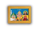 Paljii Frames Interfaith Unity Frame – Allah, Lord Ganesh & Jesus | Wooden Gold Frame | Matt Laminated Print (6×8 & 13×10) - Image 3