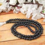 Reiki Crystal Products Unisex Crystal Stone Hematite Tasbeeh for Muslim Prayer 99 Beads (Silver) - Image 3