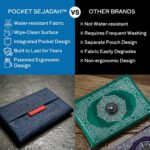 TAKVA The Pocket Sejadah™ | Portable Foldable Travel Prayer Mat, Waterproof, Ramadan/Eid Gift, Perfect Muslim Gift, Pocket Size (Design in Japan, Made in Turkey) - Image 10