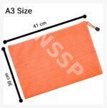 A3 Large Size Document Zip Bag/Pouch 12 INCH X 18 INCH - Multicolour (Pack of 5) - Image 5