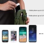 Multi-Purpose Water Resistant Poly Tool Holder EDC Pouch Camo Bag Military Nylon Utility Tactical Waist Pack Camping Army Pouch (Green) - Image 4