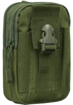 Multi-Purpose Water Resistant Poly Tool Holder EDC Pouch Camo Bag Military Nylon Utility Tactical Waist Pack Camping Army Pouch (Green) - Image 5