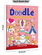 Doodle Colouring for kids - Pink Edition : Toddler coloring book, Children's coloring book, Preschool coloring book, Kids art coloring book - Image 3